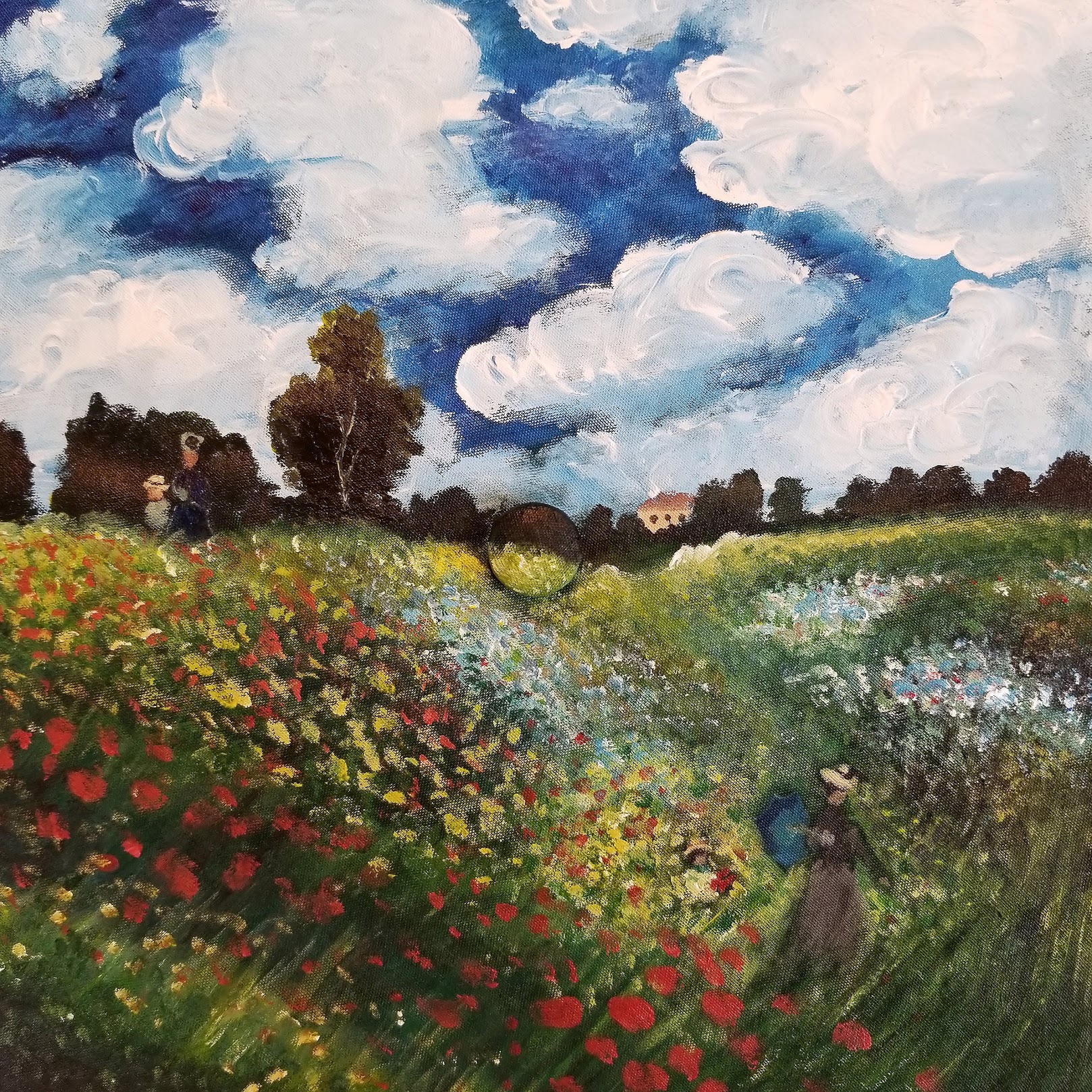 Poppy Field - Monet Inspired Graduation Cap (2018)