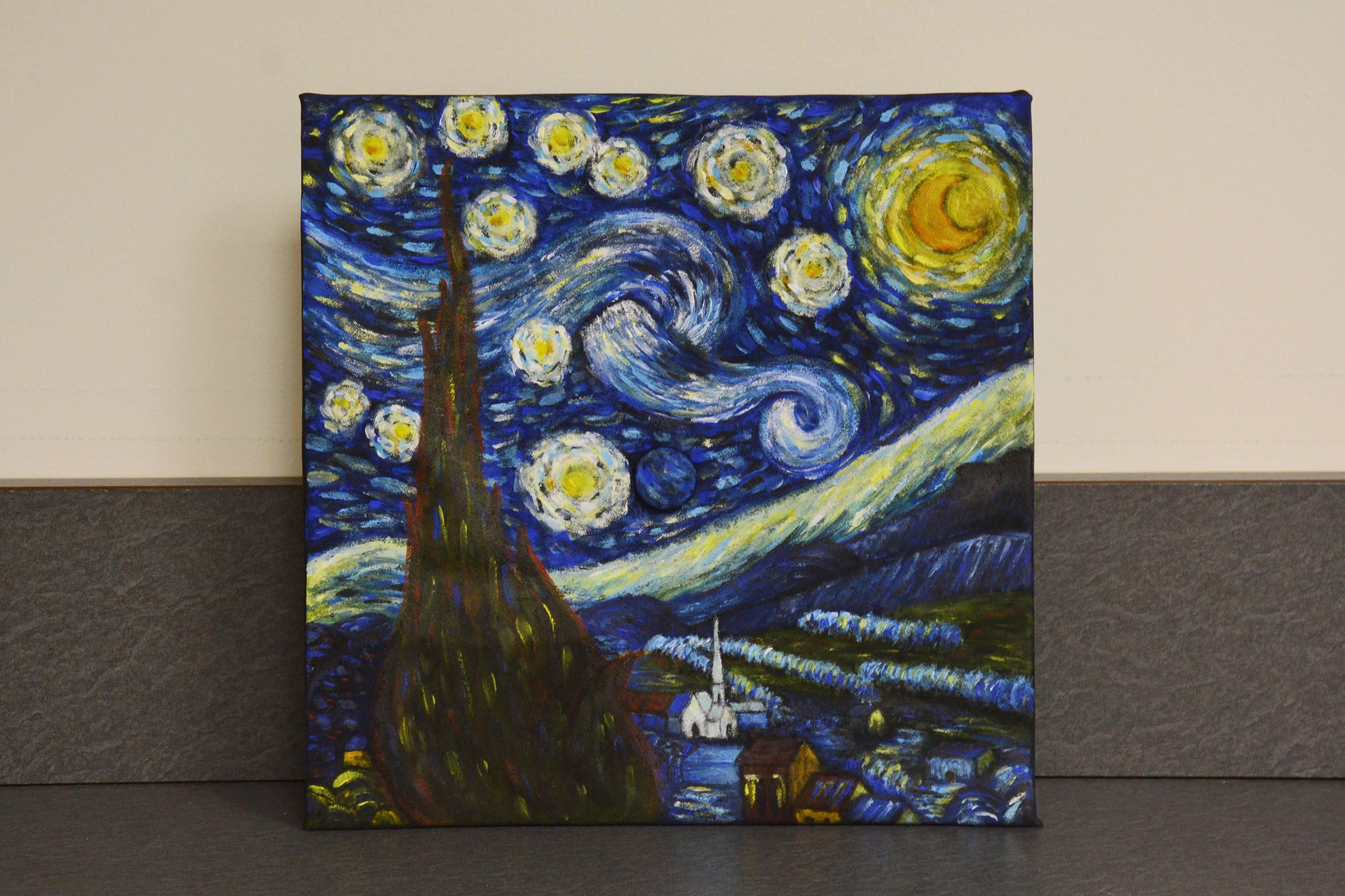 Starry Night - Van Gogh Inspired Graduation Cap (2022)