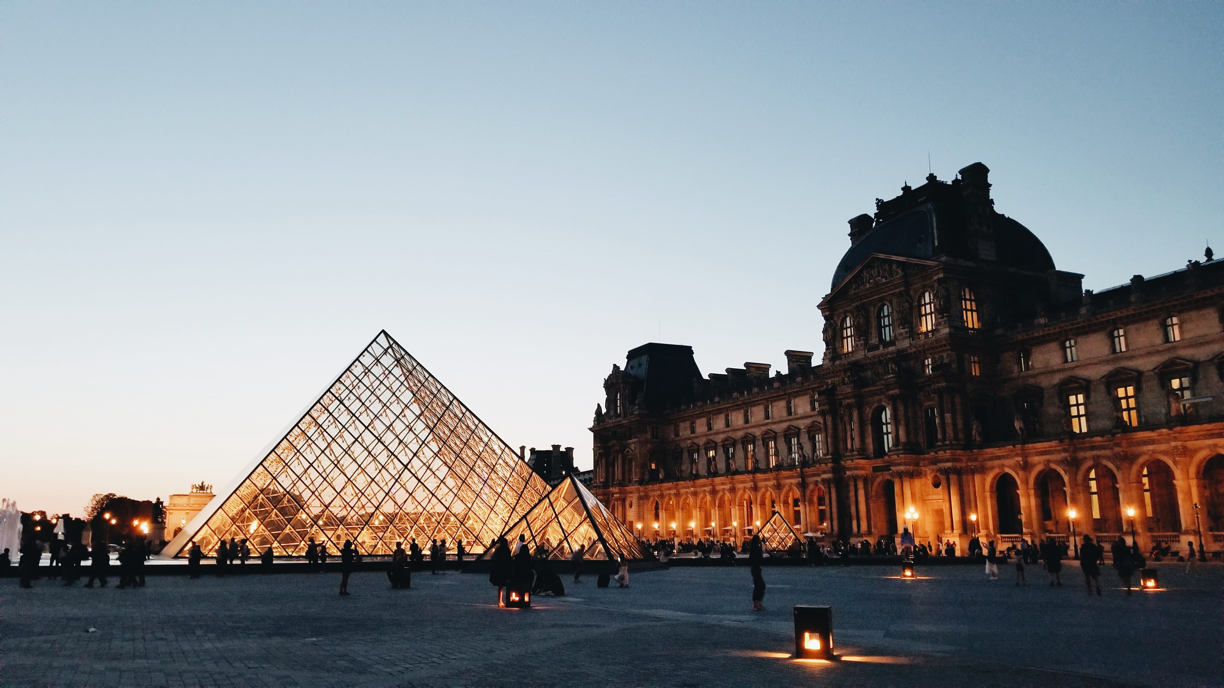 Pyramids at Night - Louvre (2019)